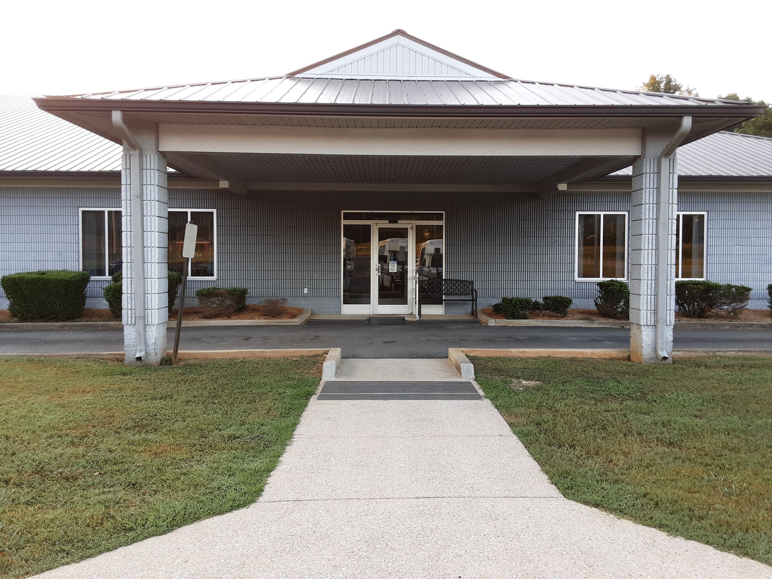 Front Door to Senior Center