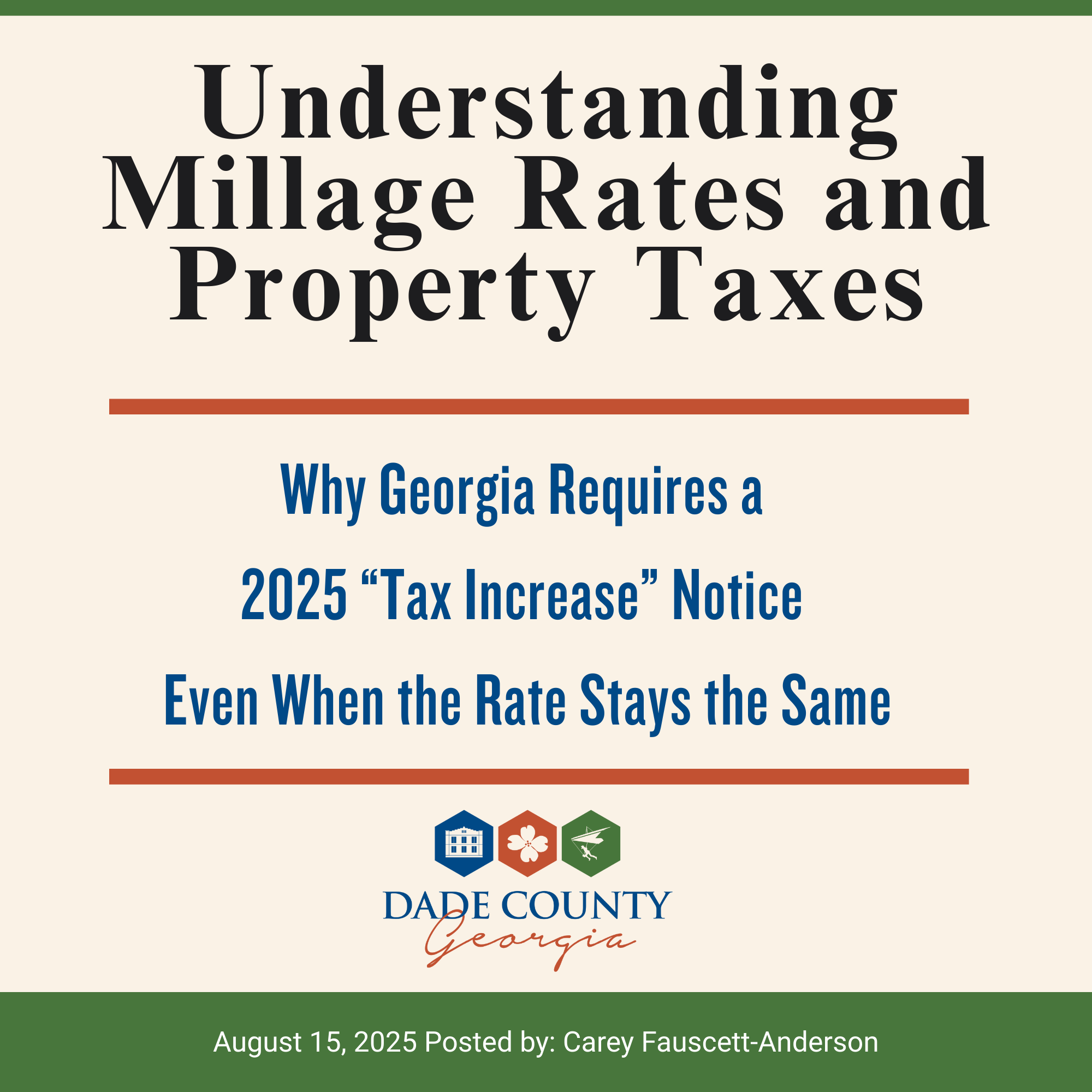Understanding the Millage Rate