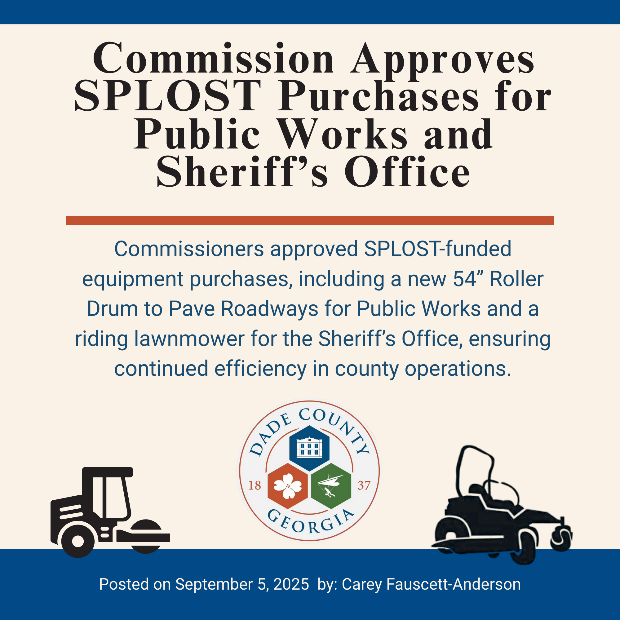 SPLOST Equipment Approved