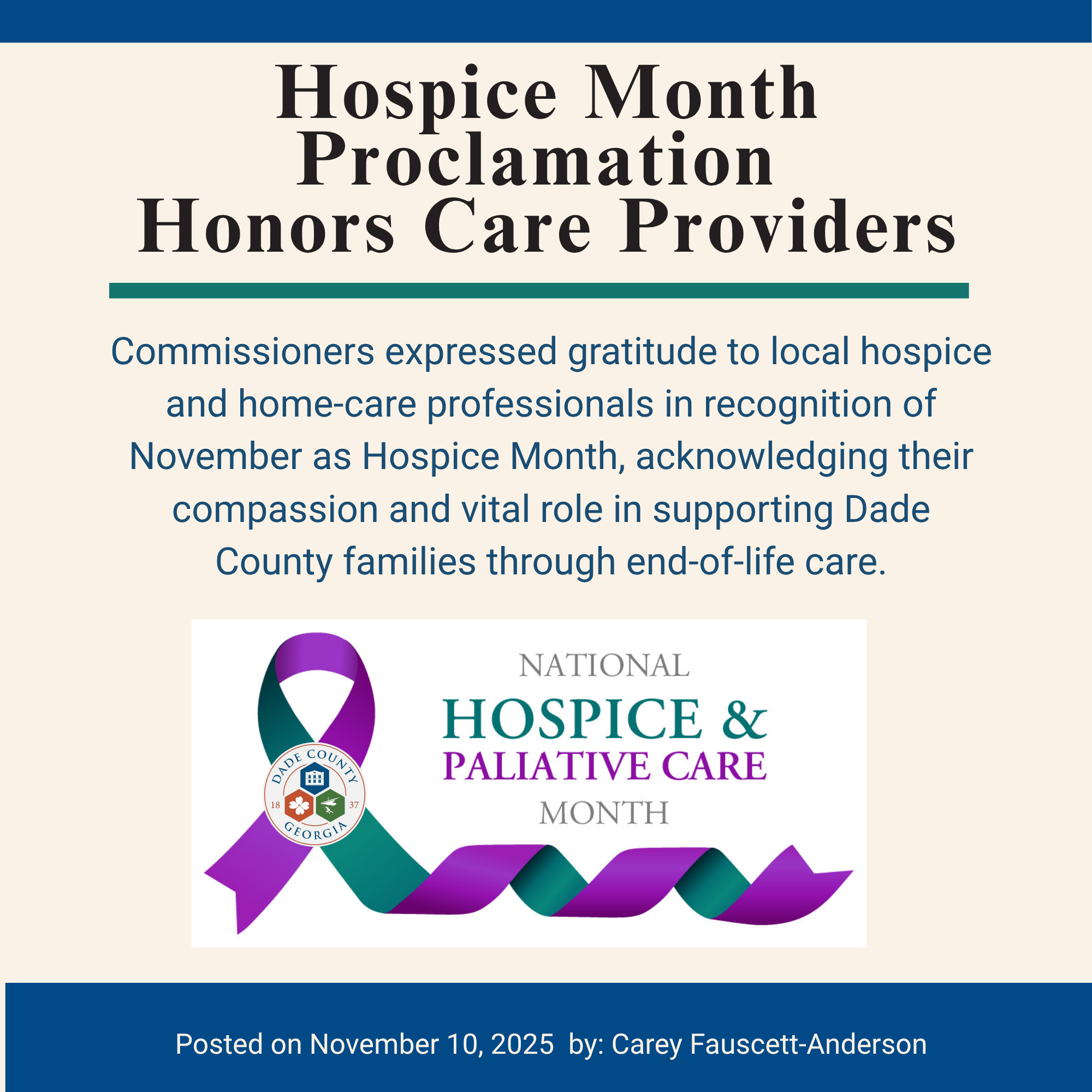Hospice Proclamation