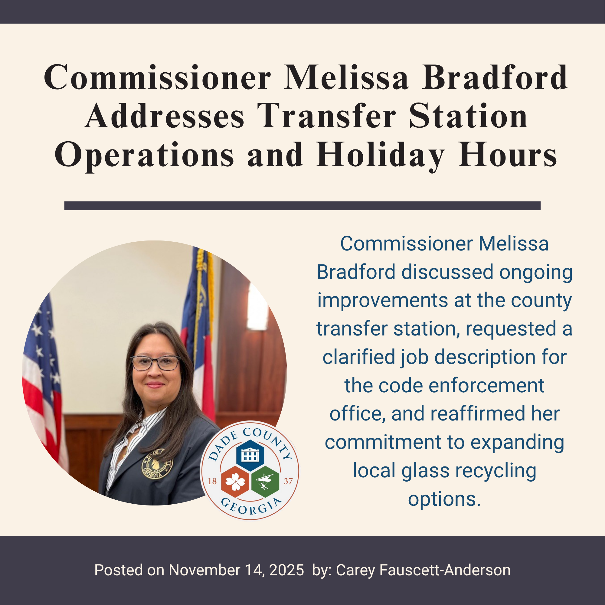 Melissa Bradford November